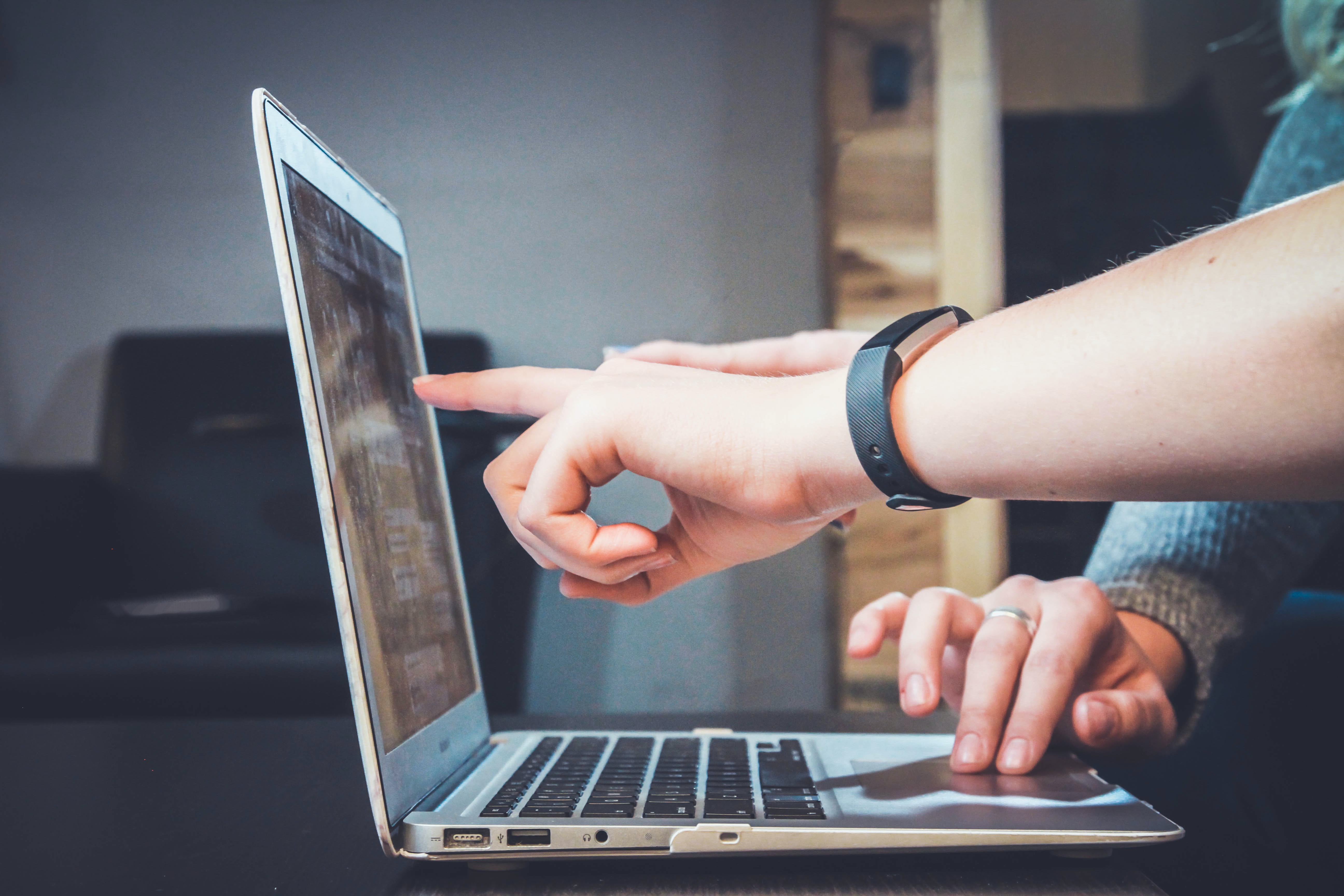 Collaboration on a laptop